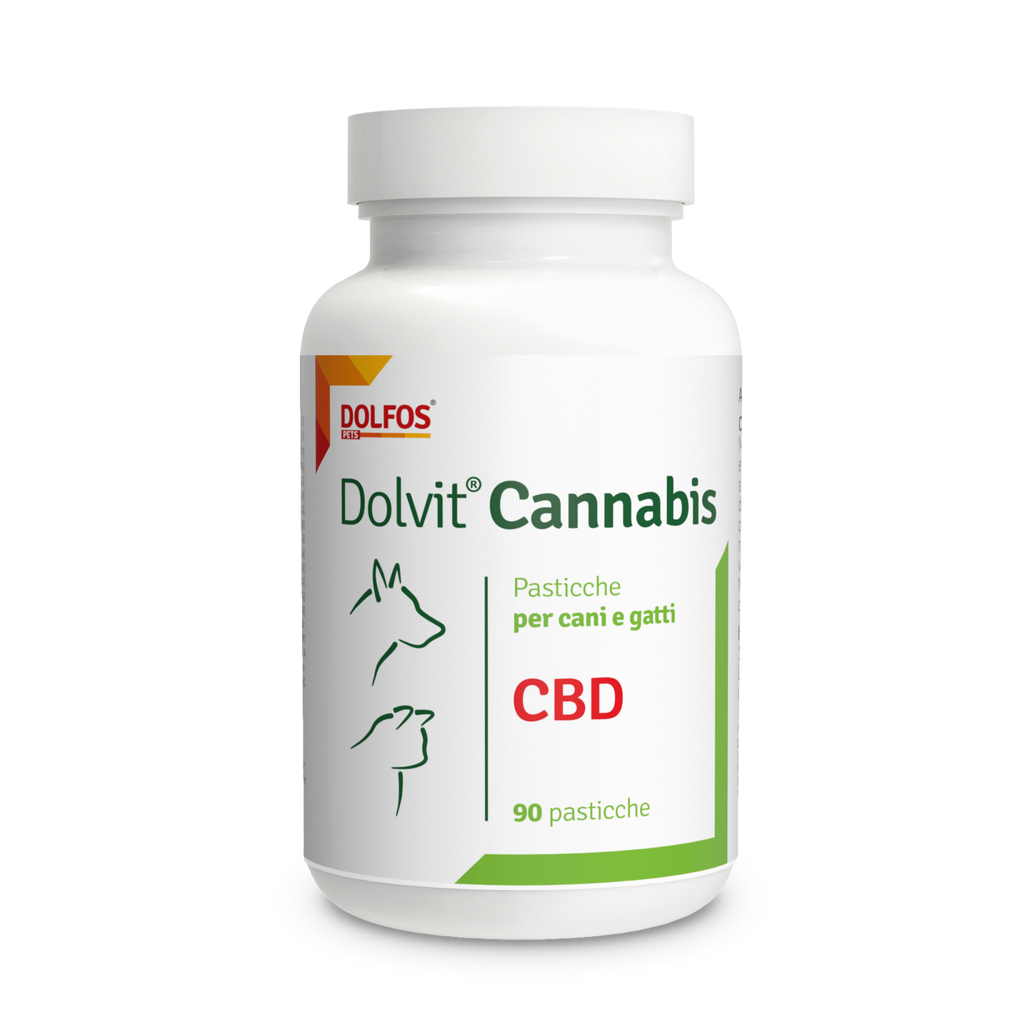 Dolvit Cannabis - " ... CBD, Beta Glucani, Antiossidanti ...." per cani e gatti