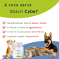 Dolvit Calm 30 "... riduce lo stress, indicato in caso di viaggi, mostre, fuochi d'artificio ... "
