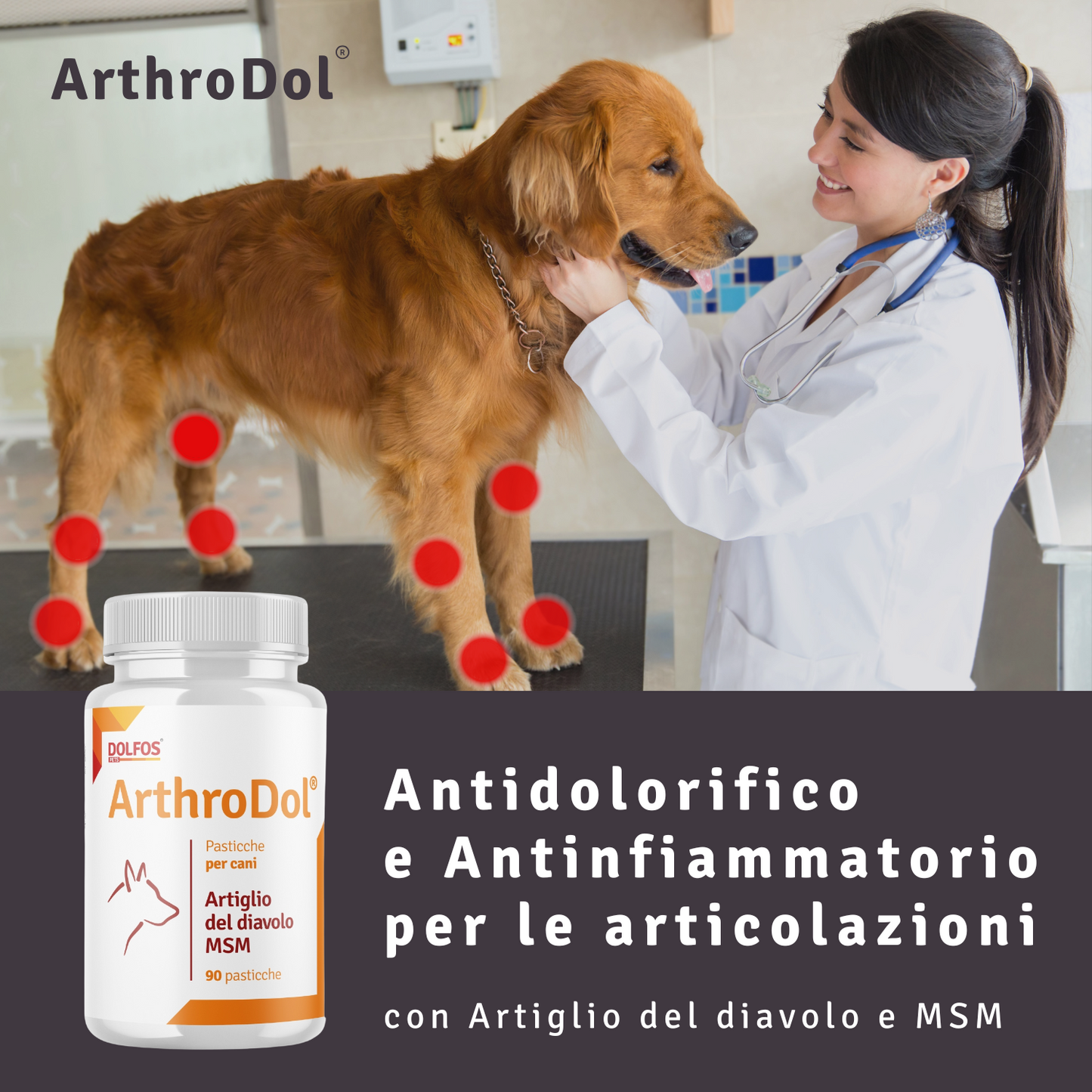 ArthroDol 90 "indicato in caso di artrite. Antinfiammatorio e Analgesico.."