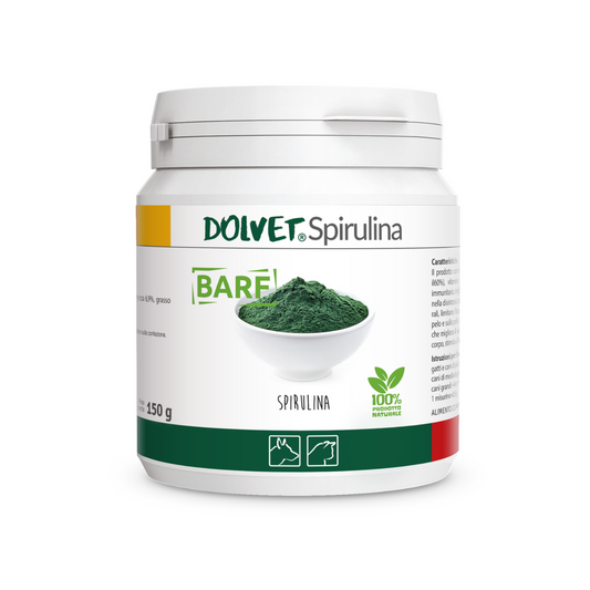 Dolvet Spirulina 150 - rafforza il corpo, disintossica, limita le allergie, stimola all'azione e aggiunge vitalità.....
