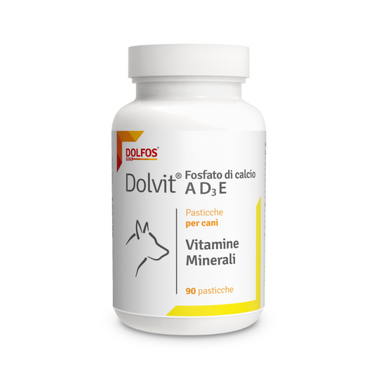 Dolvit  Fosfato di Calcio e vitamine AD3E 90  velocizza la formazione del callo osseo, sviluppo