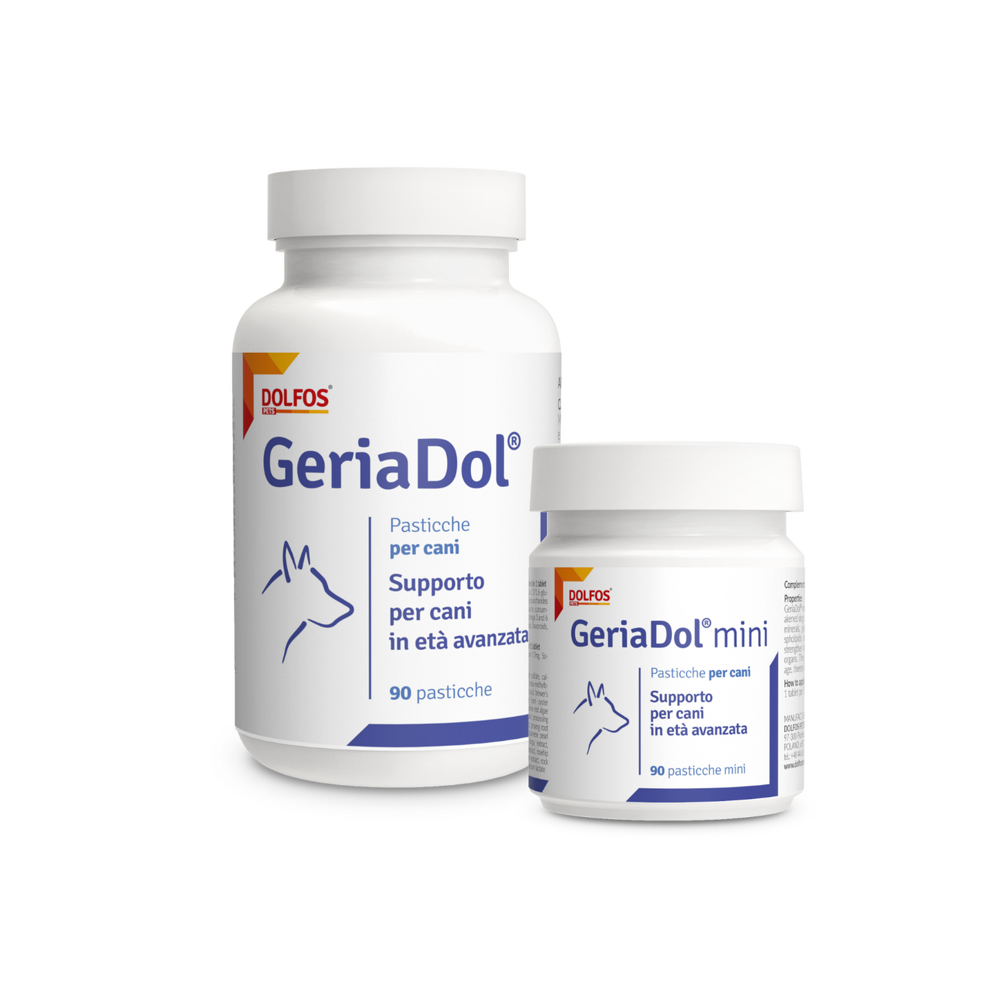 GeriaDol 90  "vitamine e minerali per i cani anziani, geriatrici"