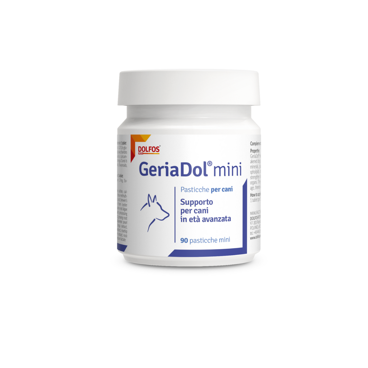 GeriaDol 90  "vitamine e minerali per i cani anziani, geriatrici"