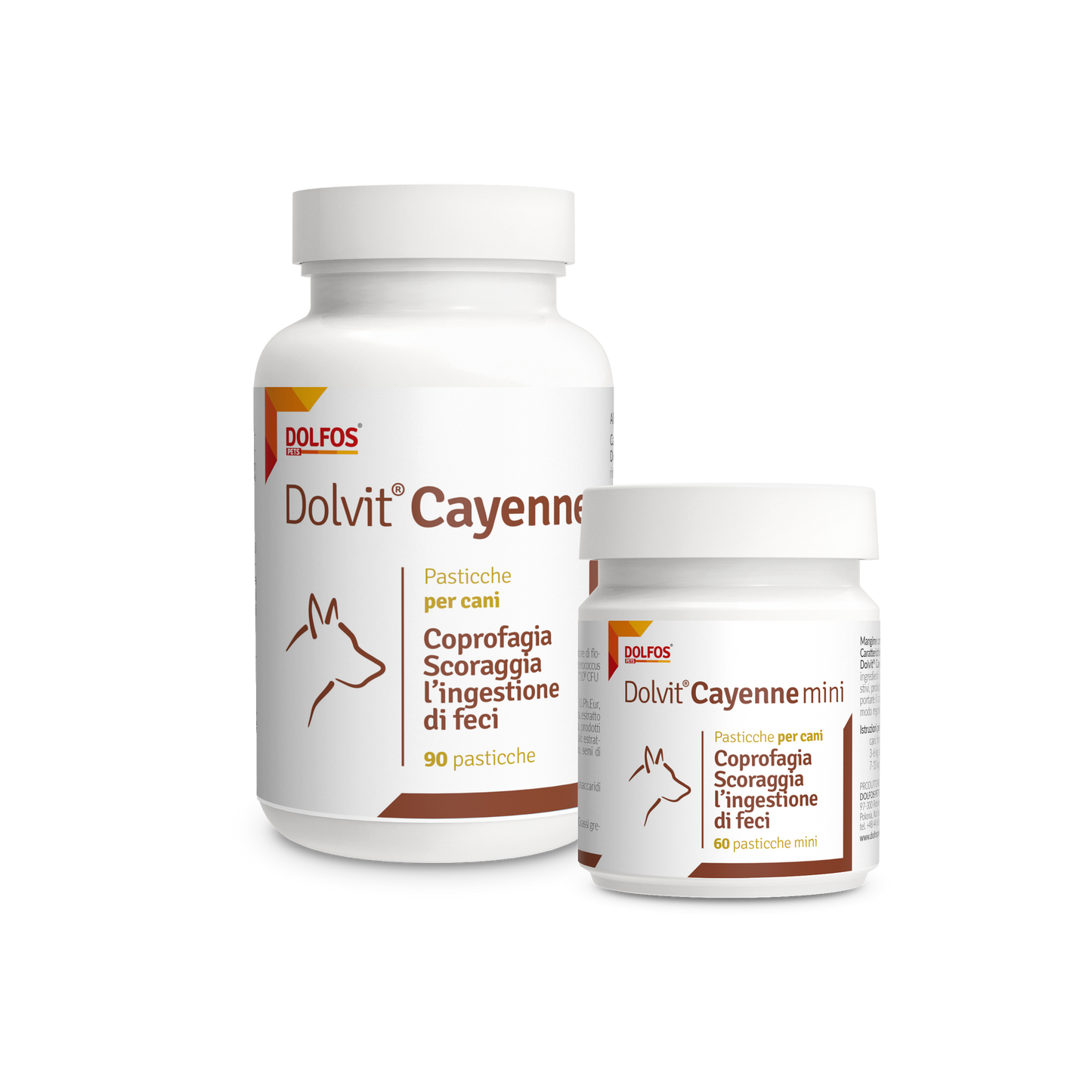 Dolvit Cayenne "... combatte la coprofagia ed è un ottimo regolatore intestinale ..."
