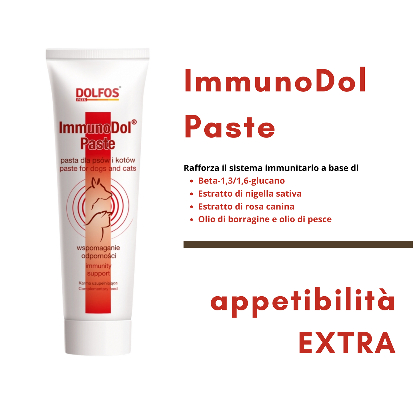 ImmunoDol Paste 100 "... rinforza il sistema immunitario .."