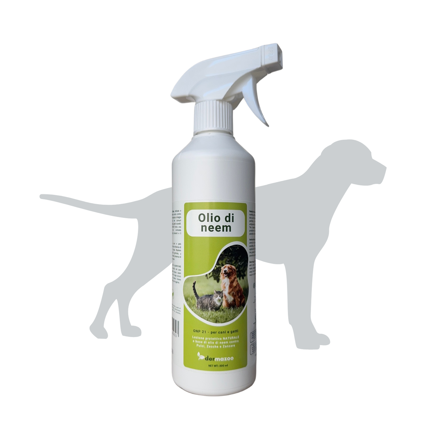 dermazoo - Olio di Neem per Cani Repellente Spray