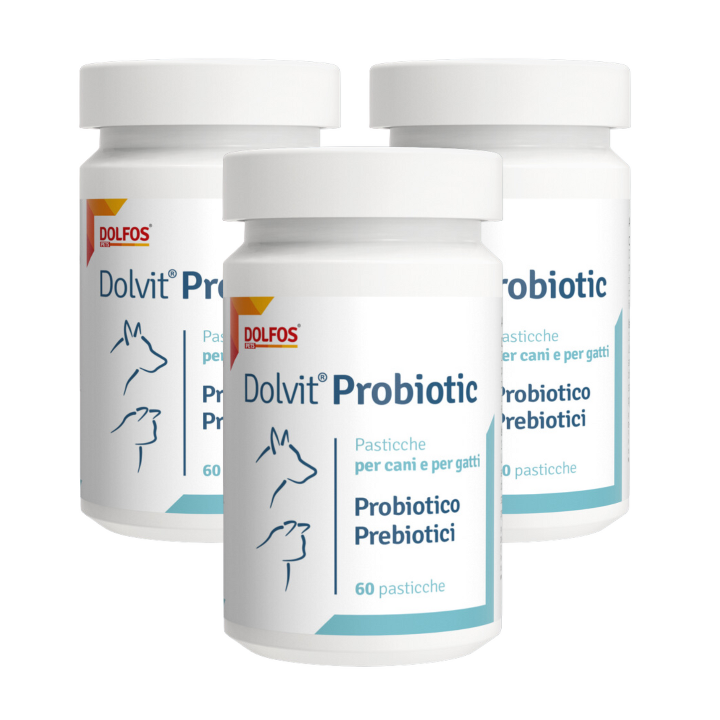 Dolvit Probiotic 60 "... probiotici e prebiotici MOS per ristabilire la flora batterica intestinale "