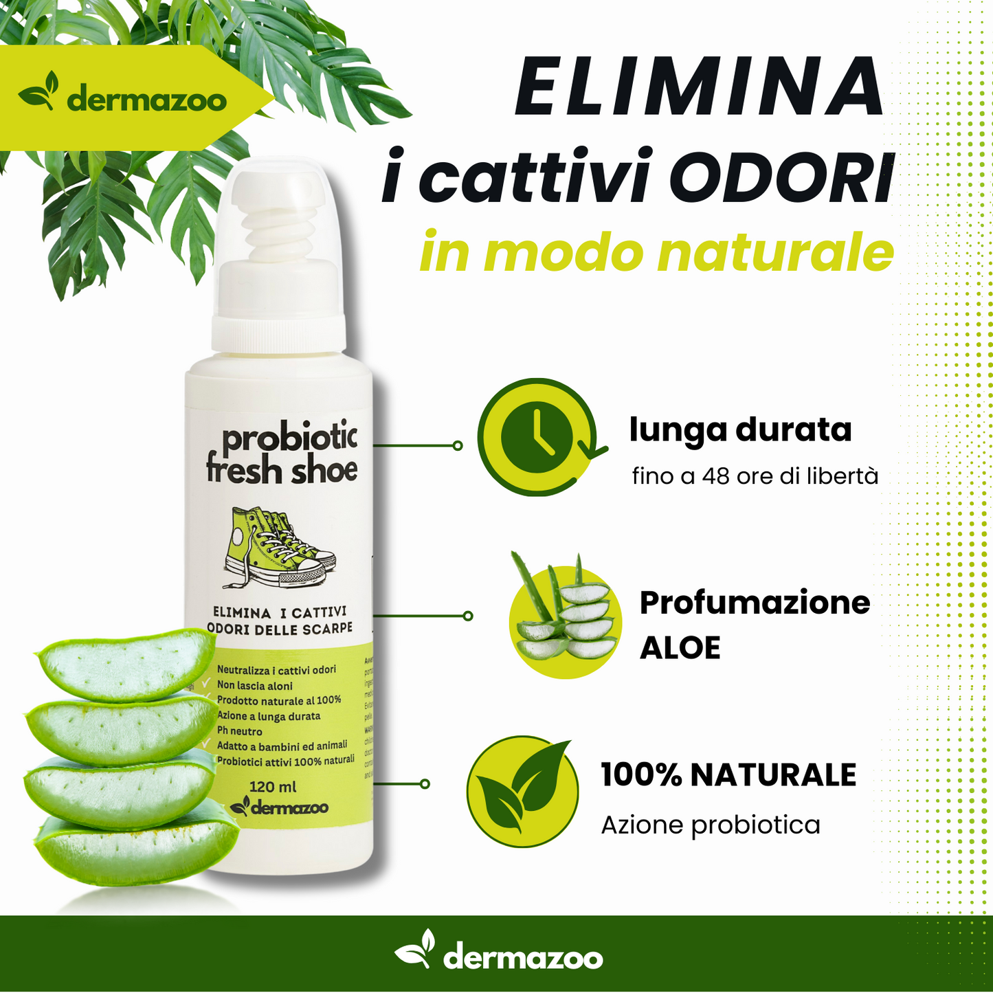 Deodorante Scarpe - probiotic fresh shoe - elimina odori scarpe