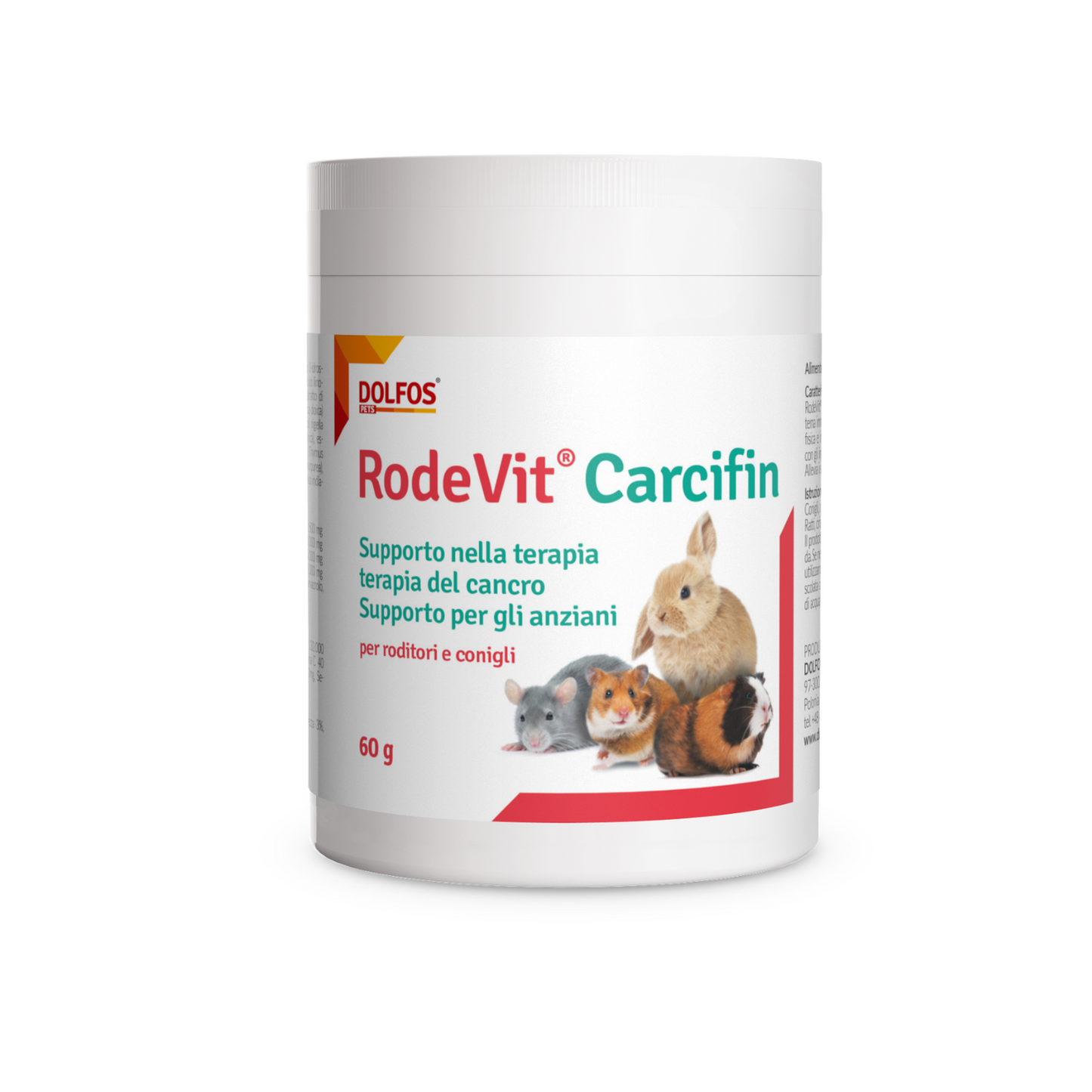 RodeVit Carcifin " .. supporto alla terapia contro il cancro, supporto per anziani.."
