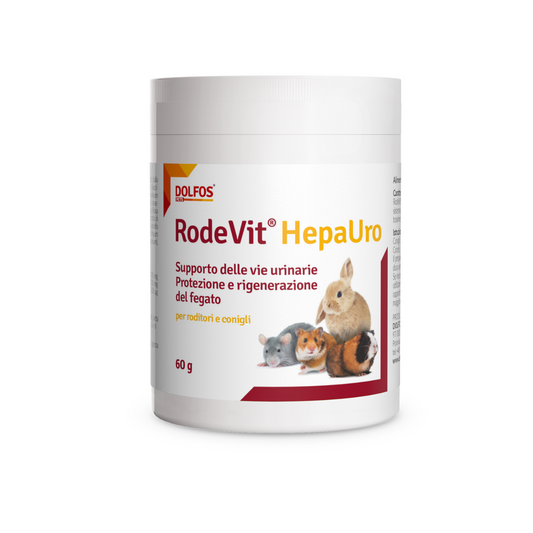 RodeVit HepaUro 60 " .. supporto al fegato, vie urinarie dei conigli e dei roditori ..."