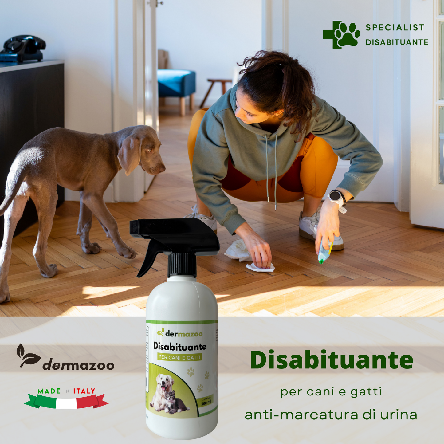 dermazoo - DISABITUANTE - anti marcatura di urina per cani