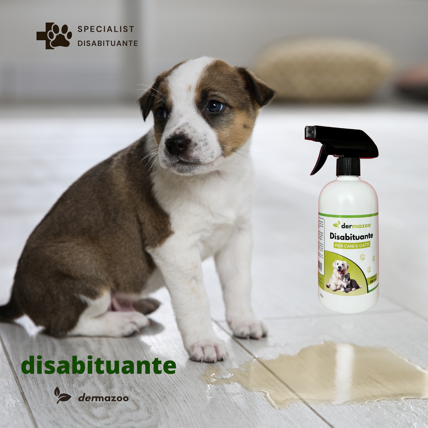dermazoo - DISABITUANTE - anti marcatura di urina per cani