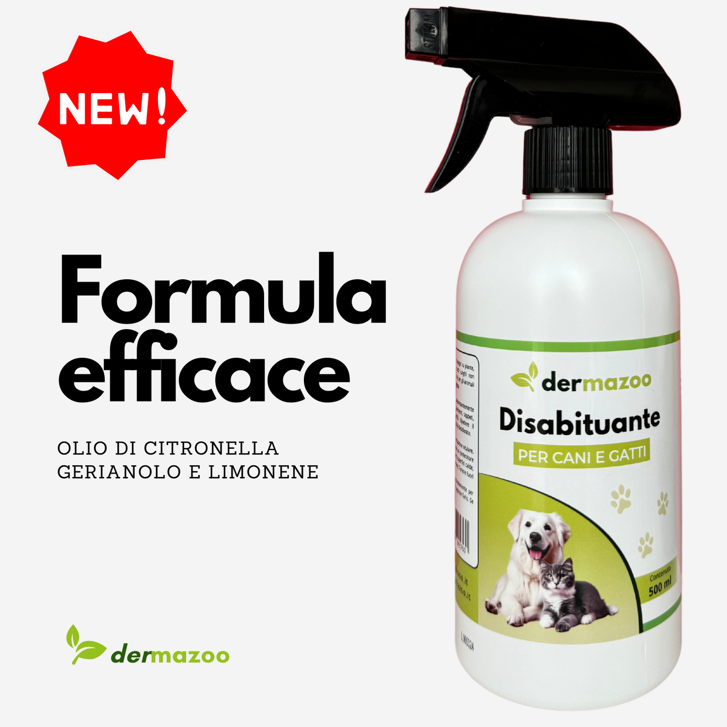 dermazoo - DISABITUANTE - anti marcatura di urina per cani