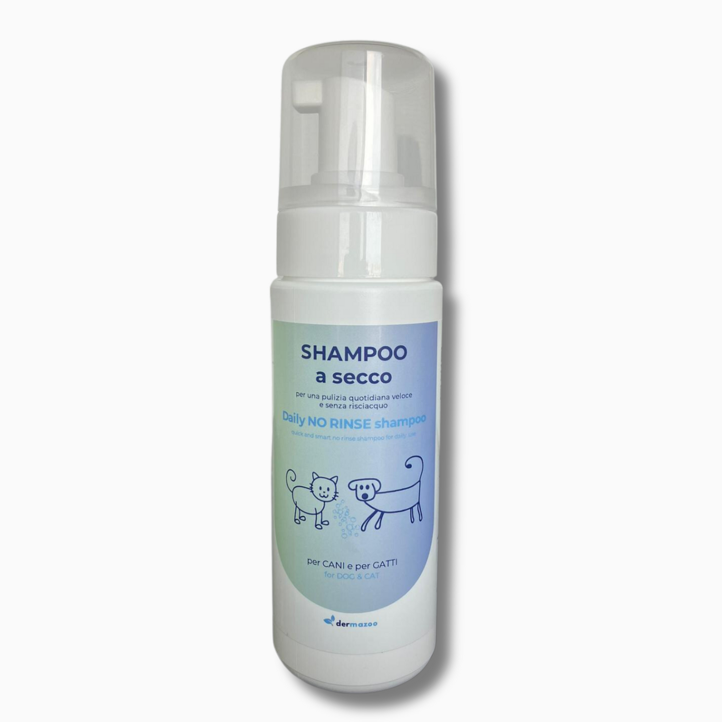 Shampoo a secco " .. 190 ml di mousse per lavaggio veloce e senza risciacquo "