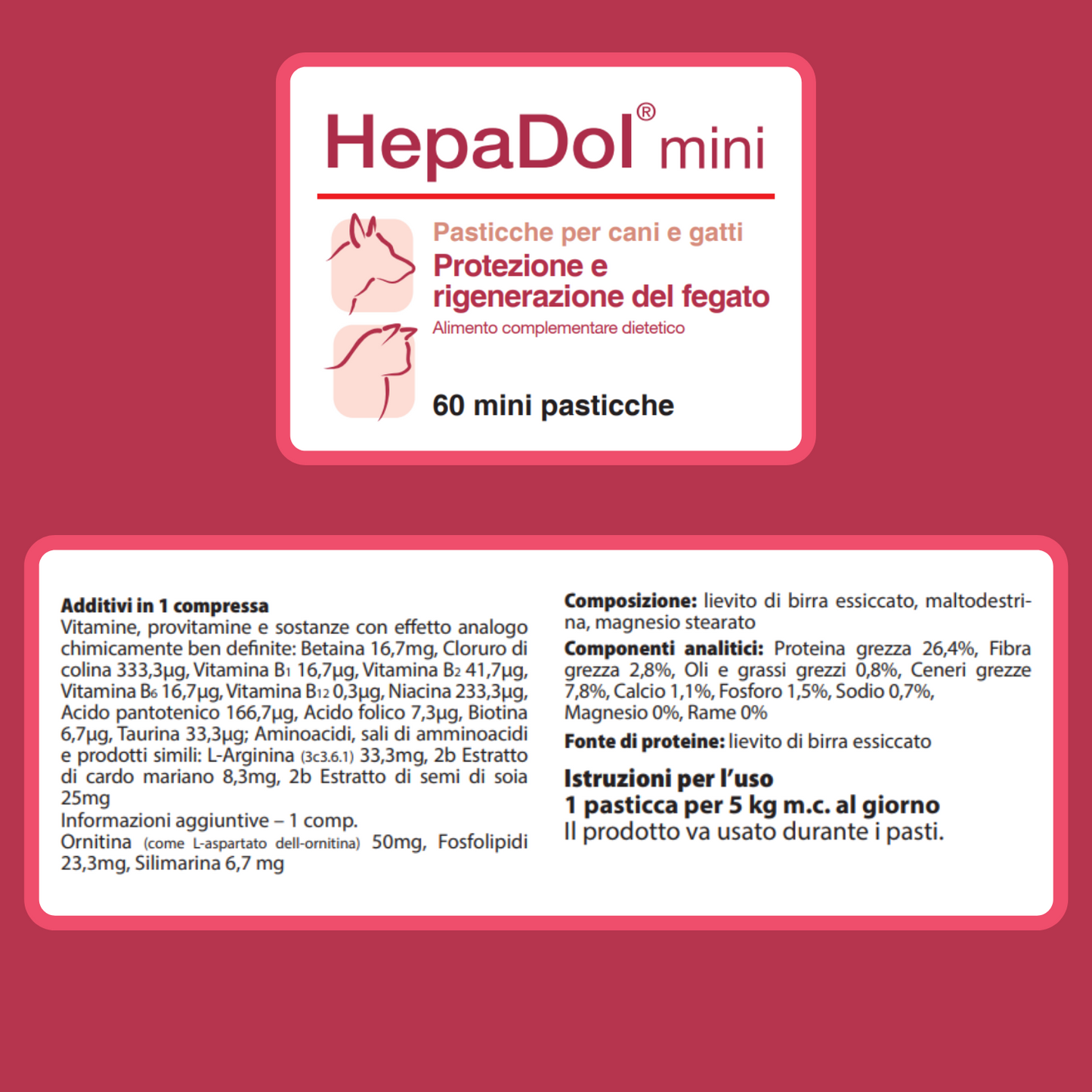 HepaDol mini 60 "... migliora la funzione epatica...."