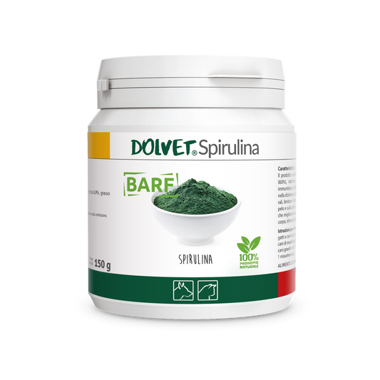 Dolvet Spirulina 150 - rafforza il corpo, disintossica, limita le allergie, stimola all'azione e aggiunge vitalità.....