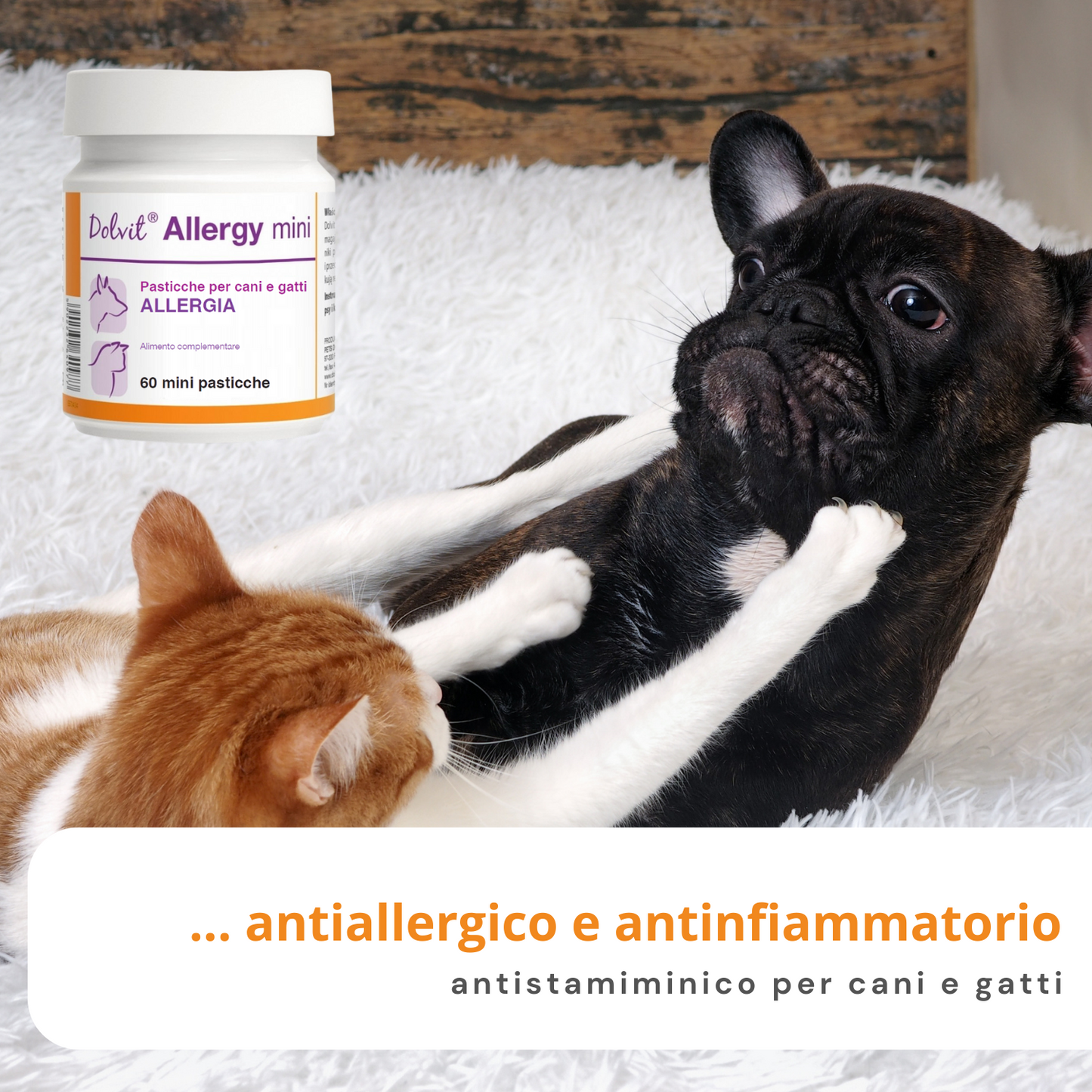 Dolvit Allergy mini 60 ".. riduce le sintomatologie allergiche, antinfiammatorio ... "