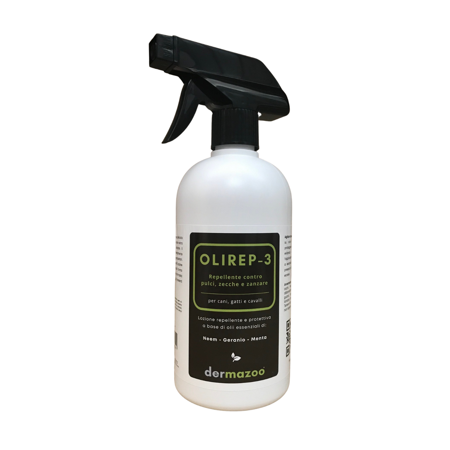 dermazoo - OLIREP-3 Repellente Spray naturale per cani con Oli essenziali